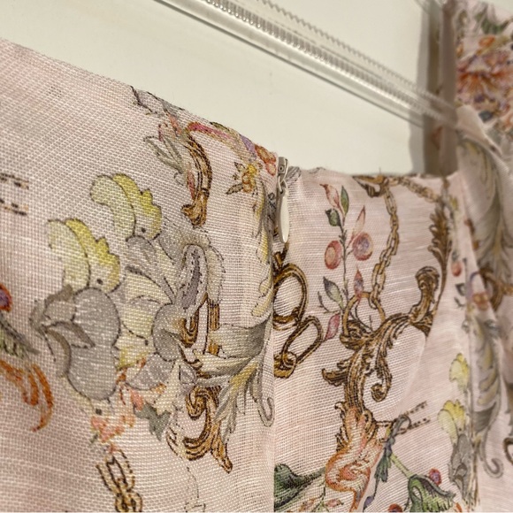 ASM ANNA Mulberry Silk blend Floral dress size L - Picture 11 of 16